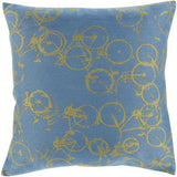 Surya Pedal Power PDP-004 13"H x 19"W Pillow Cover