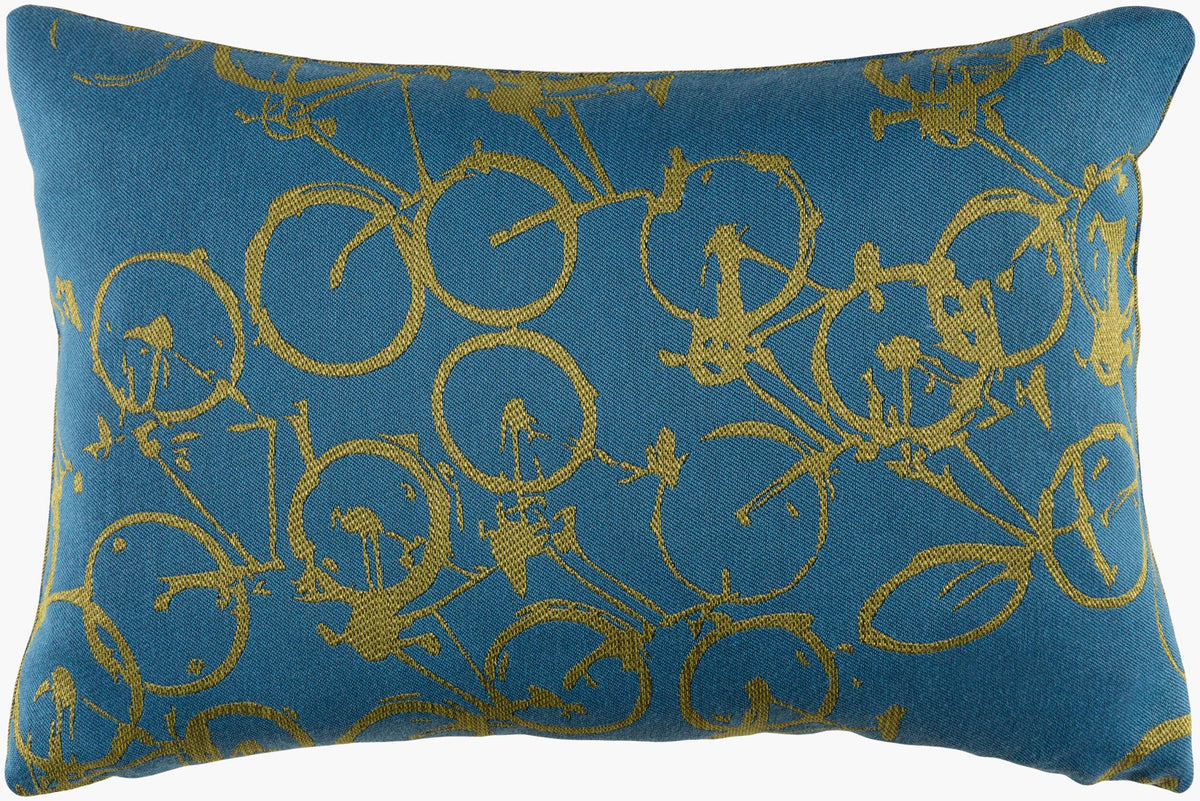 Surya Pedal Power PDP-004 13"L x 19"W Pillow Cover