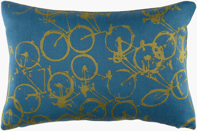Surya Pedal Power PDP-004 13"L x 19"W Pillow Cover
