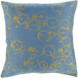 Surya Pedal Power PDP-004 18"H x 18"W Pillow Cover