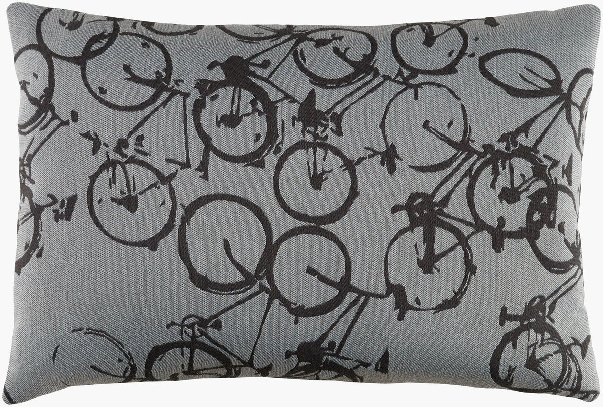 Surya Pedal Power PDP-005 13"L x 19"W Pillow Cover