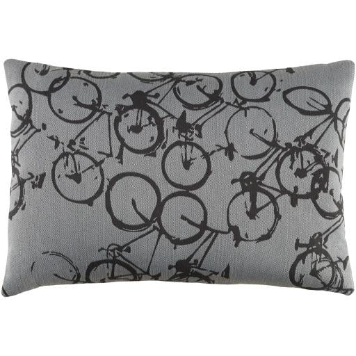 Surya Pedal Power PDP-005 20"H x 20"W Pillow Cover