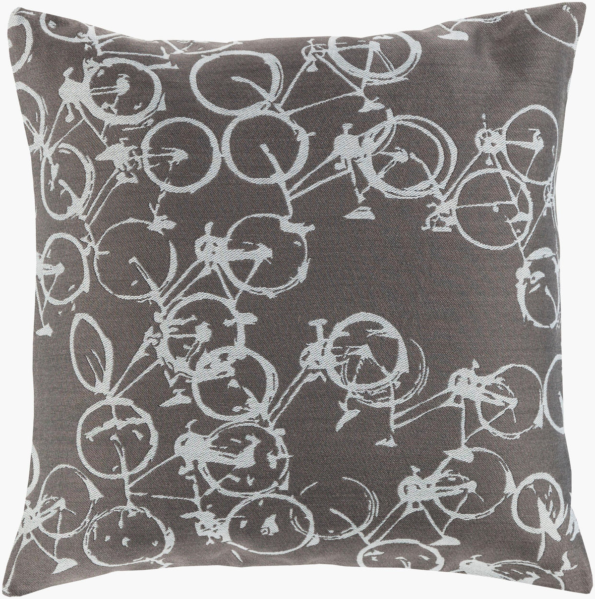 Surya Pedal Power PDP-005 20"L x 20"W Pillow