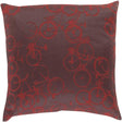 Surya Pedal Power PDP-006 20"H x 20"W Pillow Cover
