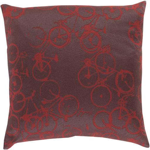 Surya Pedal Power PDP-006 20"H x 20"W Pillow Cover