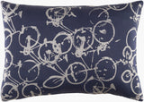 Surya Pedal Power PDP-007 13"L x 19"W Pillow Cover
