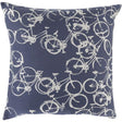 Surya Pedal Power PDP-007 20"H x 20"W Pillow Cover