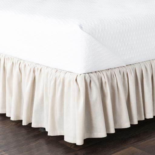 Surya Peyton Ruffle RLSKT-1000 78"W x 80"L x 15"DL Bedding