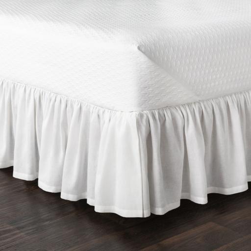 Surya Peyton Ruffle RLSKT-1002 78"W x 80"L x 15"DL Bedding