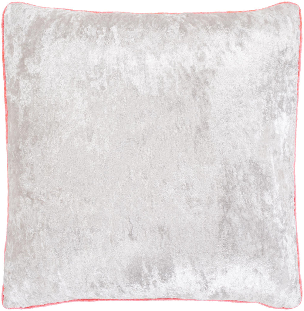 Surya Pixel PXL-001 Light Gray Pink 18"H x 18"W Pillow Cover