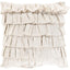 Surya Ruffle RLE-001 20"H x 20"W Pillow Kit