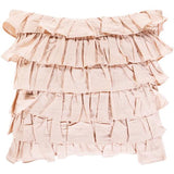 Surya Ruffle RLE-003 20"H x 20"W Pillow Kit