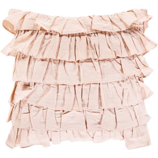 Surya Ruffle RLE-003 20"H x 20"W Pillow Kit