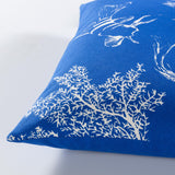 Surya Sea Life SLF-005 18"L x 18"W Accent Pillow