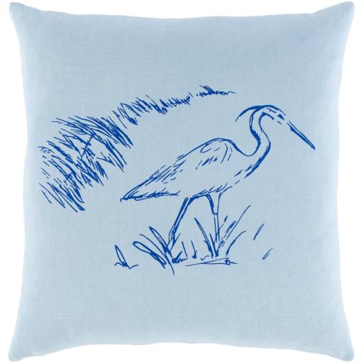 Surya Sea Life SLF-007 18"H x 18"W Pillow Cover