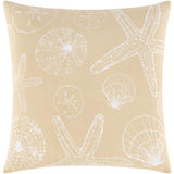 Surya Sea Life SLF-009 18"H x 18"W Pillow Kit