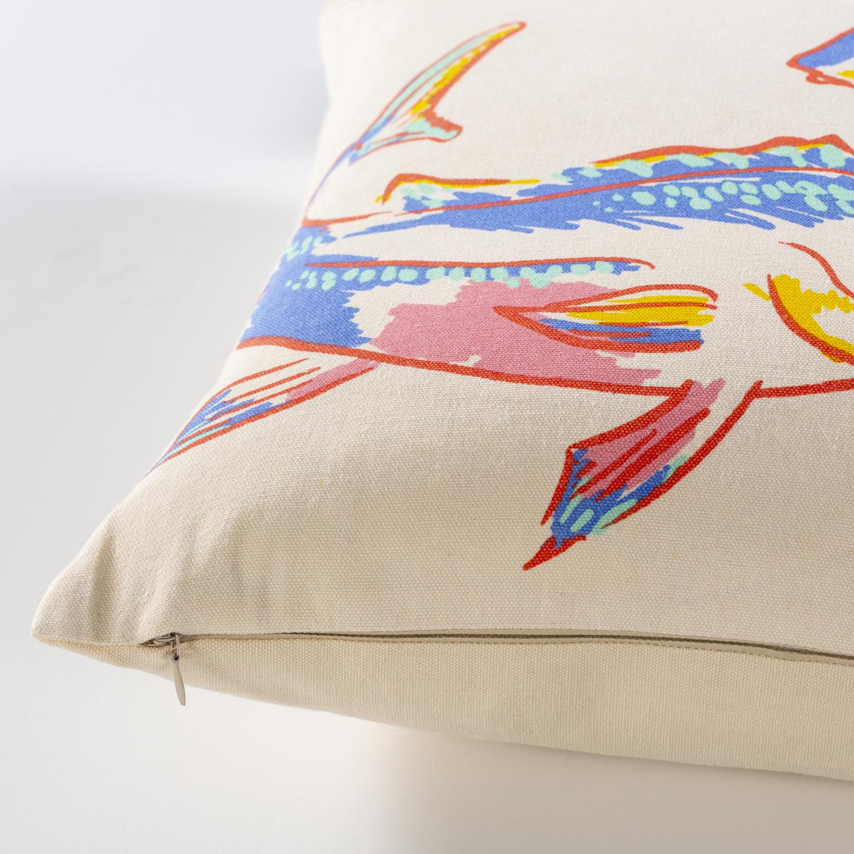 Surya Sea Life SLF-010 18"L x 18"W Accent Pillow