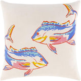 Surya Sea Life SLF-010 18"H x 18"W Pillow Kit
