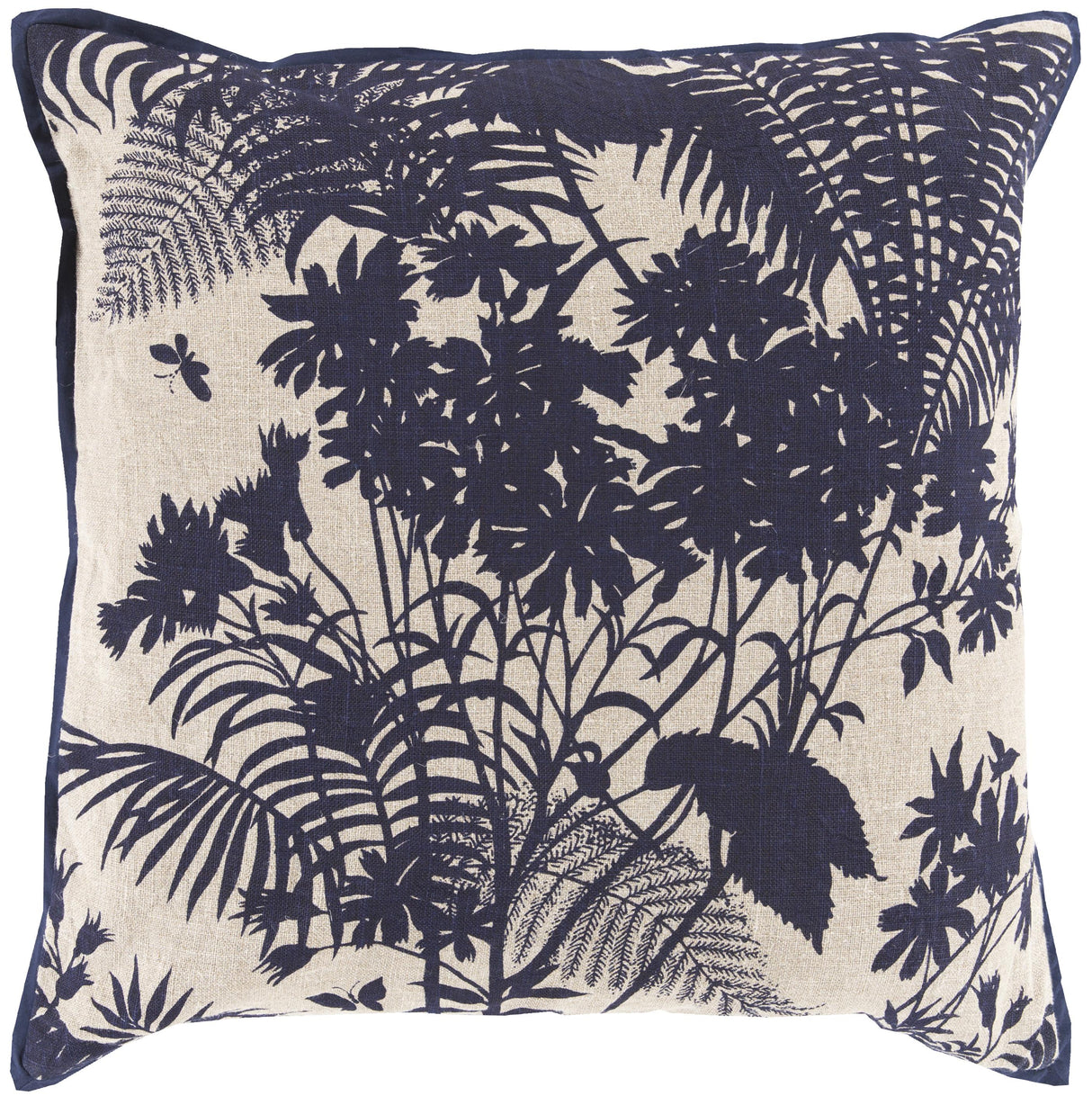Surya Shadow Floral FBS-002 20"H x 20"W Pillow Kit