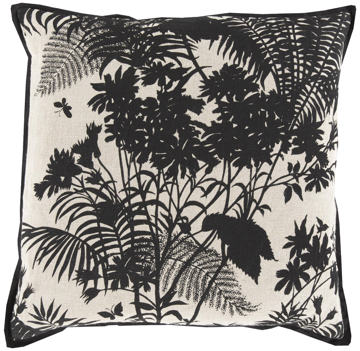 Surya Shadow Floral FBS-004 20"H x 20"W Pillow Cover