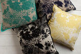 Surya Shadow Floral FBS-004 20"L x 20"W Pillow