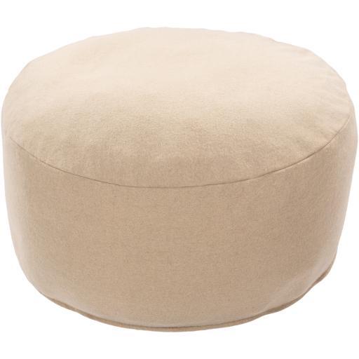 Surya Shane SAPF-004 14"H x 30"W x 30"D Pouf
