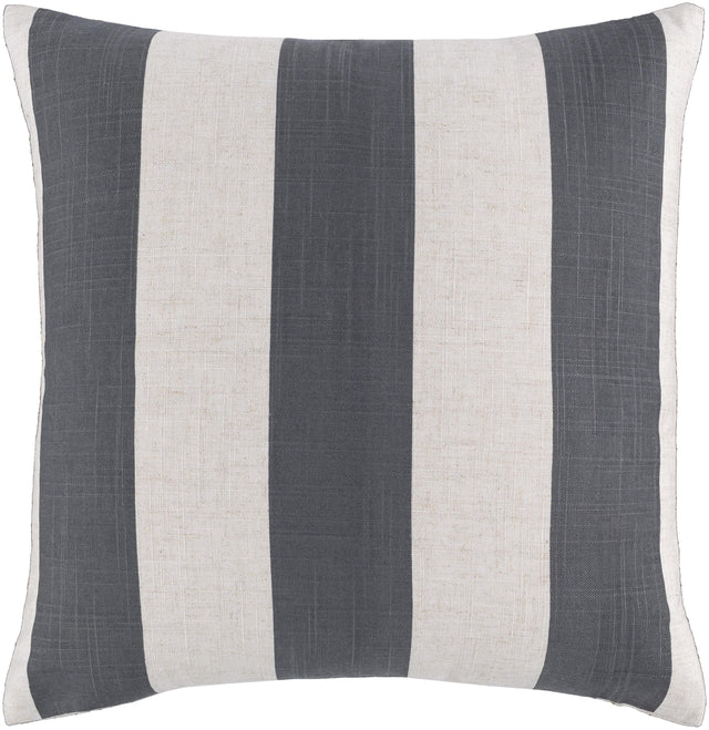 Surya Simple Stripe JS-009 22"H x 22"W Pillow Kit