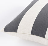 Surya Simple Stripe JS-009 22"L x 22"W Accent Pillow