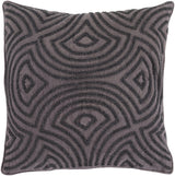 Surya Skinny Dip SKD-005 Black Charcoal 20"H x 20"W Pillow Cover