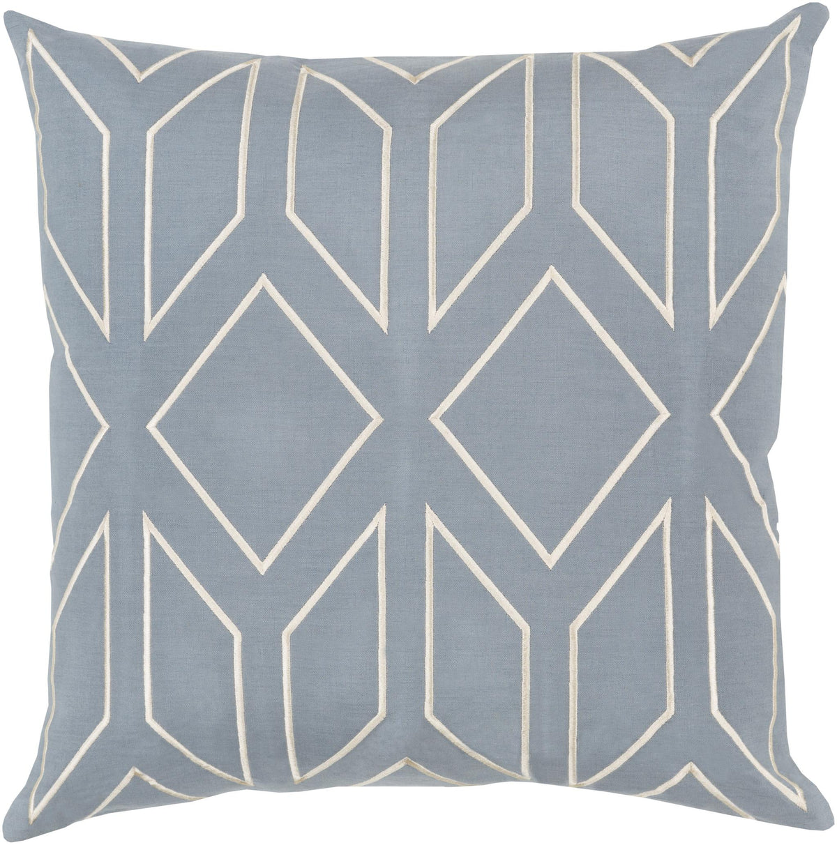Surya Skyline BA-029 Deep Teal Ivory 20"H x 20"W Pillow Cover