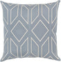 Surya Skyline BA-029 Deep Teal Ivory 20"H x 20"W Pillow Cover