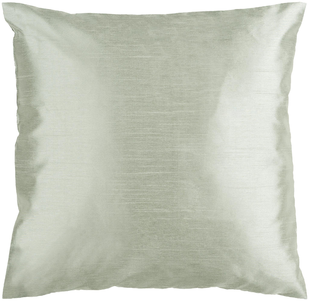 Surya Solid Luxe HH-031 Sage 22"H x 22"W Pillow Cover