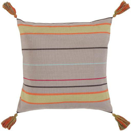 Surya Stadda Stripe SS-001 18"H x 18"W Pillow Cover