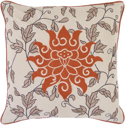 Surya Starburst SI-2000 18"H x 18"W Pillow Cover