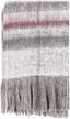 Surya Stowe SOW-1003 Charcoal Red 50"W x 60"L Throw
