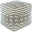 Surya Tanya TNPF-002 18"H x 18"W x 18"D Pouf