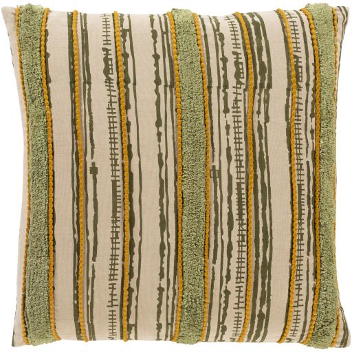 Surya Tanzania TZN-003 22"H x 22"W Pillow Kit
