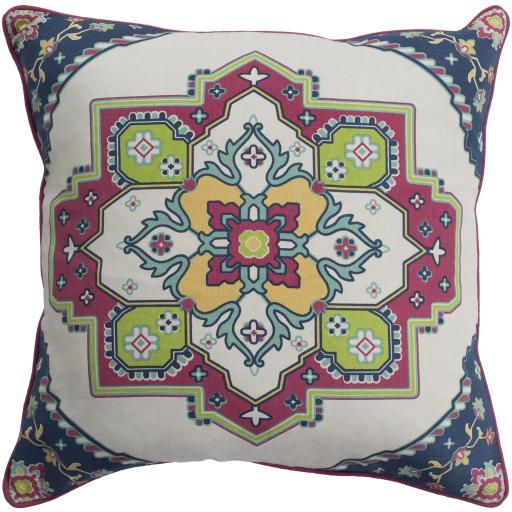 Surya Technicolor TEC-022 18"H x 18"W Pillow Cover
