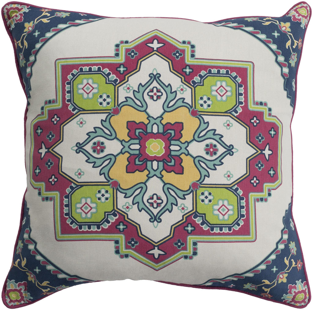 Surya Technicolor TEC-022 18"L x 18"W Accent Pillow
