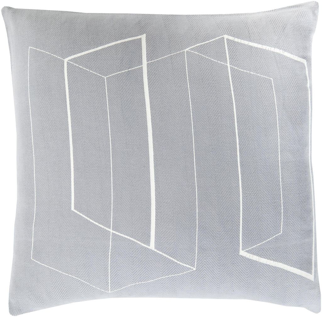 Surya Teori TO-011 20"L x 20"W Accent Pillow