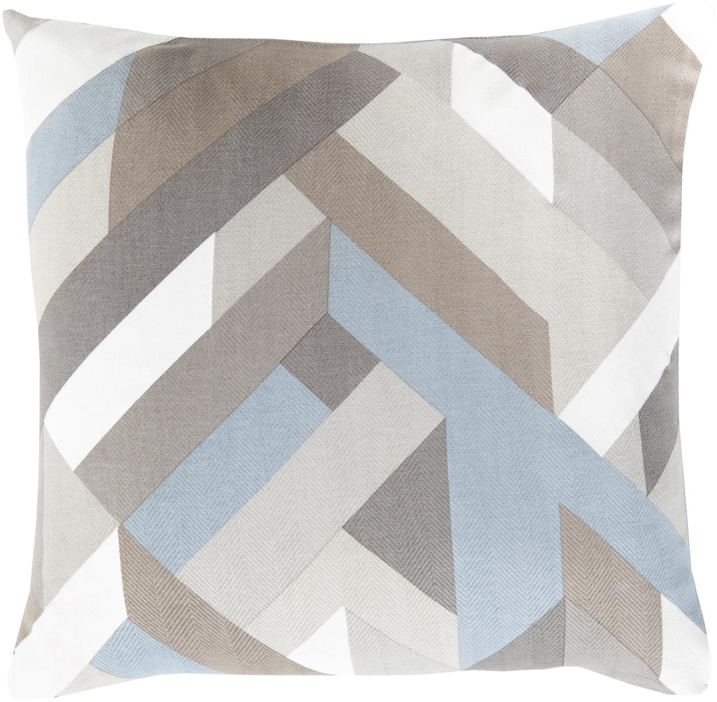 Surya Teori TO-014 18"L x 18"W Accent Pillow