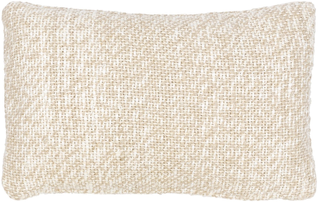 Surya Theresa RSA-001 Cream Light Beige 14"H x 22"W Pillow Cover
