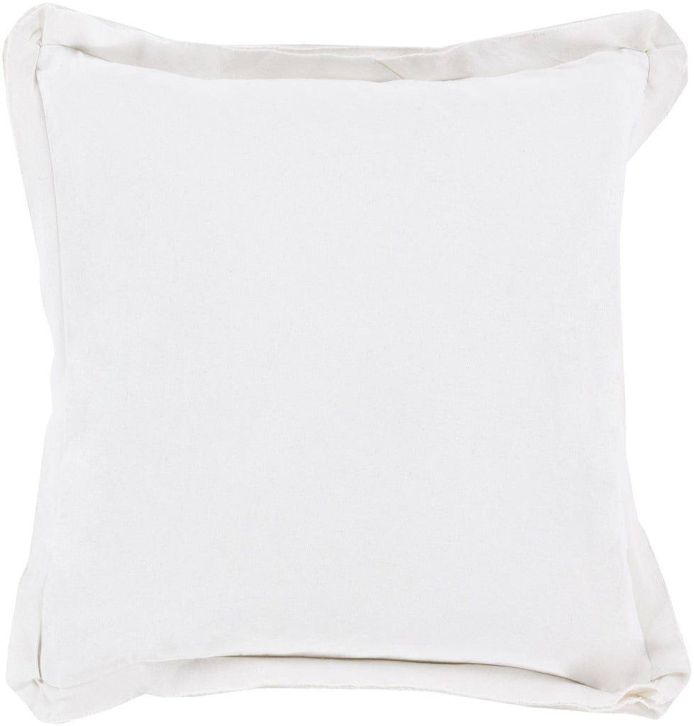 Surya Triple Flange TF-005 18"L x 18"W Accent Pillow
