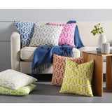 Surya Trudy TRUD-7130 Gray Ivory 18"H x 18"W Pillow Kit