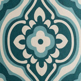 Surya Trudy TRUD-7152 Aqua Cream 18"H x 18"W Pillow Cover