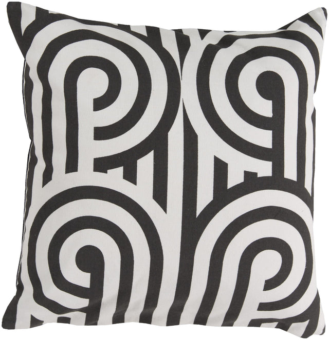 Surya Turnabouts FB-025 20"H x 20"W Pillow Cover