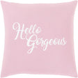 Surya Typography ST-113 18"H x 18"W Pillow Cover