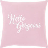 Surya Typography ST-113 18"H x 18"W Pillow Cover