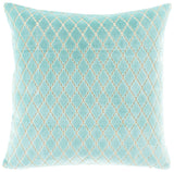 Surya Velvet Antique Lattice FBA-001 20"H x 20"W Pillow Cover