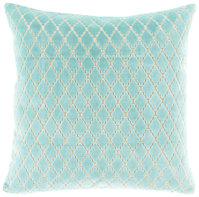 Surya Velvet Antique Lattice FBA-001 20"H x 20"W Pillow Cover
